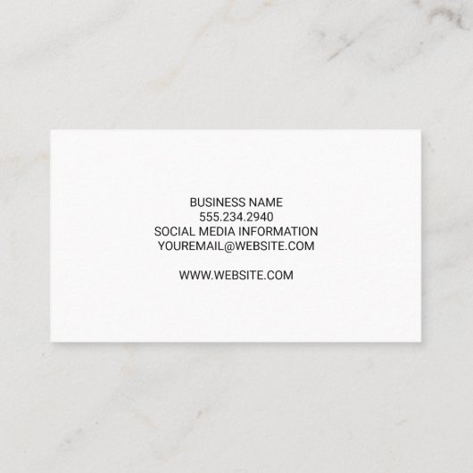 Rope Weave Background Visitekaartje (Achterkant)