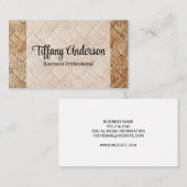 Rope Weave Background Visitekaartje (Voorkant / Achterkant)