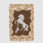 Rope White Horse Golf Towel Golfhanddoek (Voorkant)