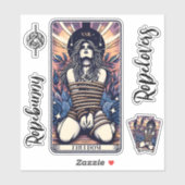 Ropelovers kaart Set van stickers (Vel)