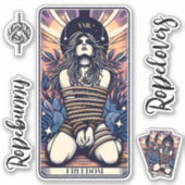 Ropelovers kaart Set van stickers (Voorkant)