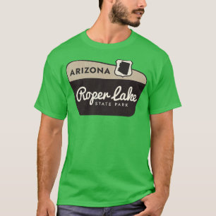 Roper Lake State Park Arizona Welkomstbord T-shirt