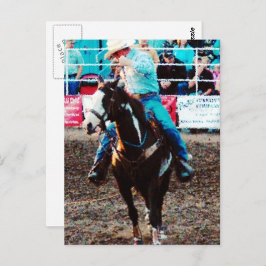 Roper op een Pinto Briefkaart (Voorkant / Achterkant)