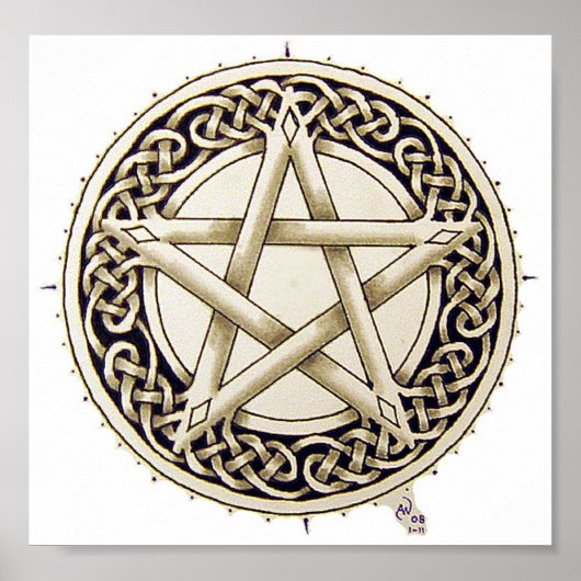 Ropework Pentacle Poster (Voorkant)