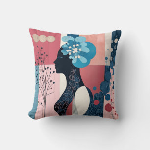 Ropical Boho Sierkussen - Vetgedrukte Bloemen en B