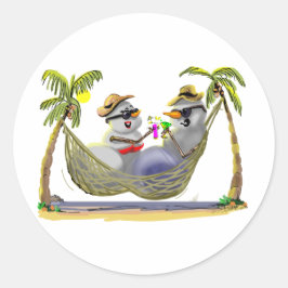 RoPiCaL sNoWcOuPLe Ronde Sticker