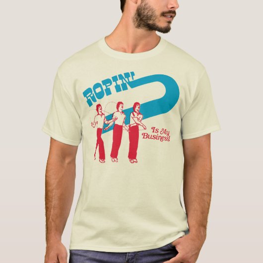 Ropin' is mijn bedrijf t-shirt (Voorkant)