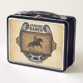 Roping Cowboy ADD NAAM Westerne Familie Paard Ranc (Voorkant)