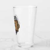 Roping Cowboy ADD NAAM Westerne Familie Paard Ranc Glas (Links)