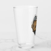 Roping Cowboy ADD NAAM Westerne Familie Paard Ranc Glas (Rechts)