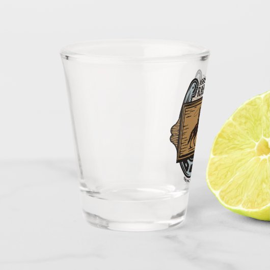 Roping Cowboy ADD NAAM Westerne Familie Paard Ranc Shot Glas (Links)