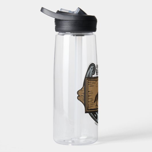 Roping Cowboy ADD NAAM Westerne Familie Paard Ranc Waterfles (Rechts)