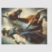 Roping Cowgirl 1 Tissue Paper Tissuepapier (Voorkant)
