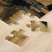 “Roping Palomino” Westerse kunst van Maynard Dixon Legpuzzel (Zijkant)