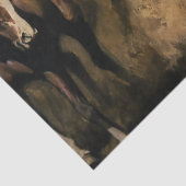 “Roping Palomino” Westerse kunst van Maynard Dixon Tissuepapier (Detail)