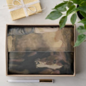 “Roping Palomino” Westerse kunst van Maynard Dixon Tissuepapier (Geschenk)