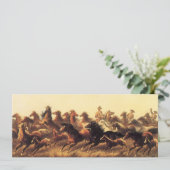 Roping Wild Horses door James Walker (Staand voorkant)