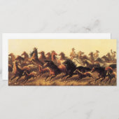 Roping Wild Horses door James Walker (Voorkant / Achterkant)