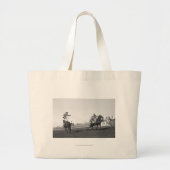 Ropingpaard Grote Tote Bag (Voorkant)