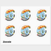 Roquebrun'Ailes-logo Ronde Sticker (Vel)