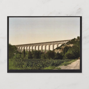 Roquefavour Aqueduct, Marseille Canal, Oranje, Pr Briefkaart