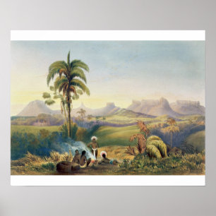 Roraima, een opmerkelijk gebied van het Sandsteeng Poster