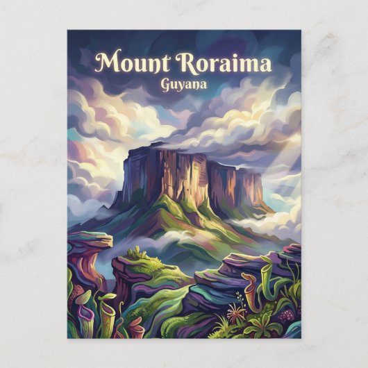 Roraima Guyana Briefkaart (Voorkant)
