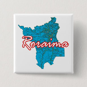 Roraima Vierkante Button 5,1 Cm