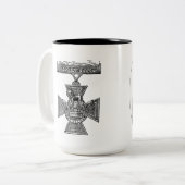 Rorke's drijvende Mok: Bromhead Edition Tweekleurige Koffiemok (Voorkant links)