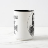 Rorke's drijvende Mok: Bromhead Edition Tweekleurige Koffiemok (Center)