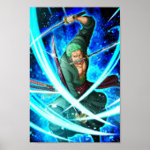 Roronoa Zoro één stuk Poster (Voorkant)