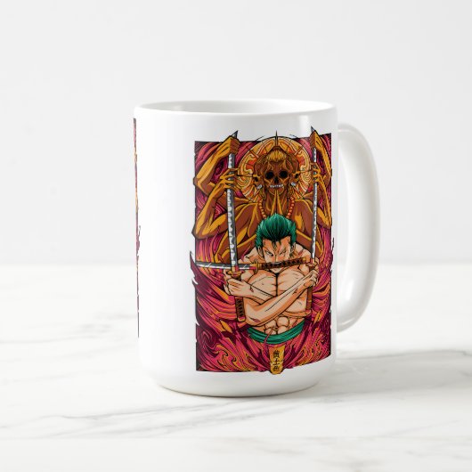 Roronoa Zoro One Piece Koffiemok (Voorkant rechts)