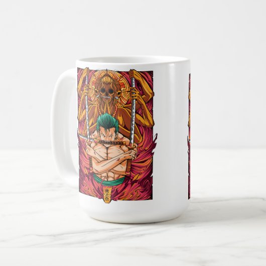 Roronoa Zoro One Piece Koffiemok (Voorkant links)