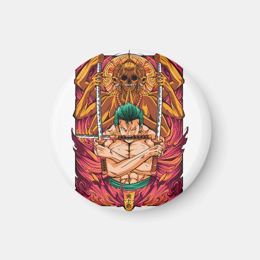 Roronoa Zoro One Piece Magneet (Voorkant)