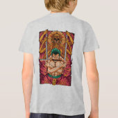 Roronoa Zoro One Piece Tri-Blend Shirt (Achterkant)