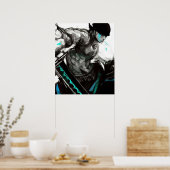 RORONOA ZORRO ARTWORK ONTWORPEN MERCH POSTER (Keuken)