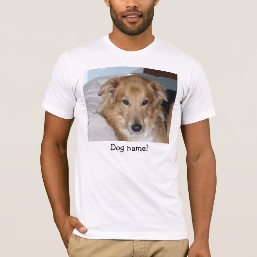 RORR "Uw hond" Unisex-Shirten, lichte kleuren T-shirt (Voorkant)