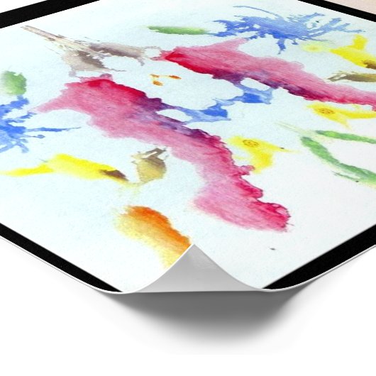 Rors Al Poster van de Acht van de Kleur (Hoek)