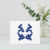 rorschach Bild afbeelding Tintklecinkblots Briefkaart (Staand voorkant)
