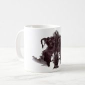 Rorschach Blot 4 Koffiemok (Voorkant links)