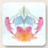 Rorschach Ink Blot Test Drankjes Onderzetter (Voorkant)