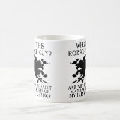 Rorschach Ink Blot Test Funny Mug of Travel Mug Koffiemok (Center)