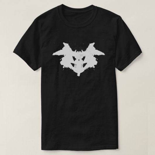 Rorschach Ink Blot Test Psychoanalyse Psychologie T-shirt (Design voorkant)
