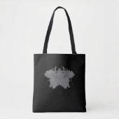 Rorschach Ink Blot Test Psychologie Tote Bag (Voorkant)