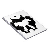 Rorschach inkblot5 notitieboek (Rechterzijde)