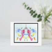 Rorschach Inkblot 10.0 Briefkaart (Staand voorkant)