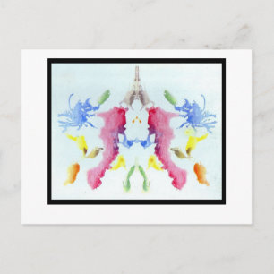 Rorschach Inkblot 10.0 Briefkaart