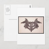 Rorschach Inkblot 1.0 Briefkaart (Voorkant / Achterkant)