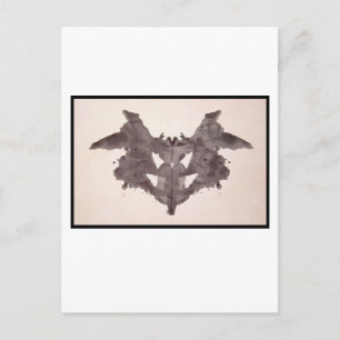 Rorschach Inkblot 1.0 Briefkaart
