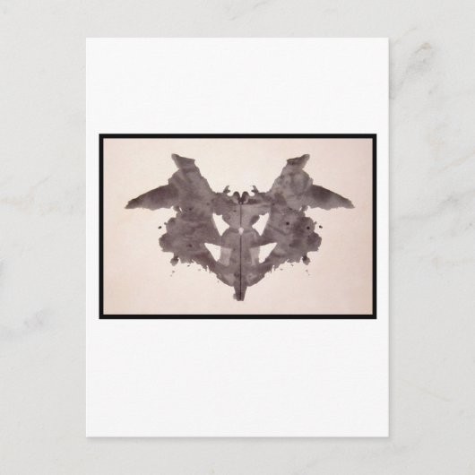 Rorschach Inkblot 1.0 Briefkaart (Voorkant)